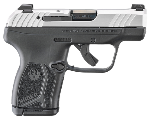 Ruger 13749 LCP Max  Compact Frame 380 ACP 10+1 2.80" Black Oxide Alloy Steel Barrel, Matte Stainless Steel Serrated Slide, Black Polymer Frame, Textured Grip                                          