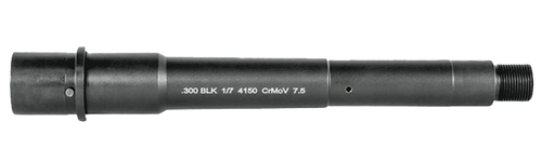 Lead & Steel Llc LS300-7.5   300 Blackout 7.50" Government Profile Features M4 Feed Ramps                                                                                                               