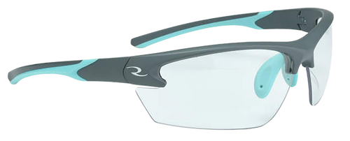 Radians WS2310CS Ladies Range Eyewear Women Clear Lens Gray with Aqua Accents Frame                                                                                                                     