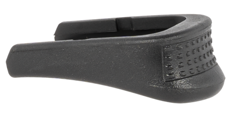 Pearce Grip PG48 Grip Extension  made of Polymer with Texture Black Finish & 5/8" Gripping Surface for 9mm Luger Glock 43X, 48                                                                          
