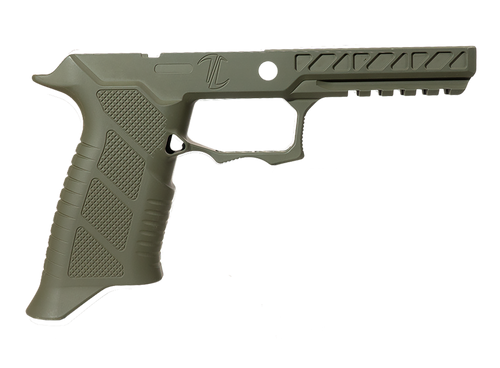 Timber Creek Outdoors SSP320PROGMOD  Pro Grip Module OD Green Fits Sig P320                                                                                                                             
