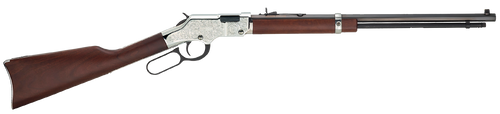 Henry H004SEM Silver Eagle  Full Size 22 WMR 12+1 20.50" Blued Octagon Barrel, Nickel-Plated Steel Receiver, American Walnut Stock Right Hand                                                           