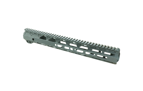 Timber Creek Outdoors G15HGD Greyman  Aluminum 15" M-LOK Handguard for AR-15                                                                                                                            
