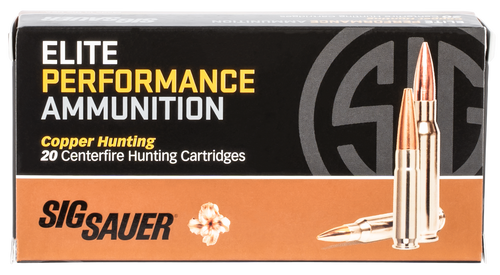 Sig Sauer E243H120 Elite Copper Hunting  243Win 80gr Copper Solid 20 Per Box/10 Case                                                                                                                    