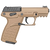 Kel-Tec P17 22 LR Compact Pistol 16+1 3.8" Threaded Barrel Tan