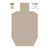 Birchwood Casey EZE-Scorer IPSC Silhouette Targets 12"x18" 10-Pack