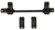 DNZ L16200 Game Reaper-Savage Scope Mount/Ring Combo Matte Black 1"                                                                                                                                     