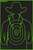 TruGlo TG16A6 Tru-See Gunslinger Targets 12x18 Self-Adhesive 6-Pack