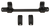 DNZ 18200OS Game Reaper-Savage Scope Mount/Ring Combo Matte Black 1"                                                                                                                                    