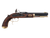 Traditions P1090 Trapper  SAO 50 Cal Flintlock 9.75" 1rd Blued Frame & Barrel Hardwood Grip                                                                                                             