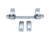 DNZ 20550S Game Reaper-Tikka Scope Mount/Ring Combo Silver 1"                                                                                                                                           