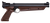 Crosman P1377BR American Classic .177 Pump Air Pistol Brown Grips