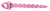 TargeTack Pink Polycarbonate Target Tacks 3" - 6 Pack Paper/Vinyl