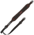 Allen 8375 Vapor  Rifle Sling w/Swivels Black w/Red Accents Nylon Webbing, BakTrak Grip Panel Back,  Adjustable Design w/Cam Lock Buckle                                                                