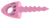Targettack Pink Polycarbonate Target Tacks 1 Inch - 12 Pack