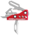 Rise Armament RA535APT RA-535 High Performance Single-Stage Straight Trigger with 3.50 lbs Draw Weight & Silver/Red Hardcoat Anodized Finish for AR-Platform                                            