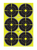 EZ-Aim 15355 Splash Reactive Bullseye Targets 12x18 8-Pack