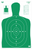 Birchwood Casey BC-27 EZE-Scorer Silhouette Target 23"x35" Green