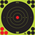 Pro-Shot 8BGREEN6PK SplatterShot Self-Adhesive Black/Green Bullseye...