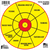 Pro-Shot PTT6PK 12" Pistol Training Targets - 6 Pack Bullseye