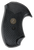 Pachmayr 03252 Compact Grip Checkered Black Rubber with Finger Grooves for S&W J Frame with Round Butt                                                                                                  