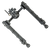 Accu-Tac FCSRBG200 FC-5 G2 Bipod made of Black Hardcoat Anodized Aluminum with Picatinny Attachment, Steel Feet & 6"-10.60" Vertical Adjustment                                                         