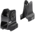 Daniel Defense 1908809116 AR-15 Iron Sight Set  Black Hardcoat Anodized Fixed Front & Rear Sight                                                                                                        