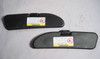 1997-2002 BMW Z3 Roadster Black Vinyl Sun Visor Pair Left Right OEM