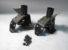 1997-2002 BMW Z3 Roadster Roll Bar Support Bracket Pair with Bolts Factory OEM