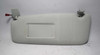 BMW E60 Left Driver's Sun Visor Grey Cloth w Light Illumination 2004-2010 USED