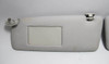 1988 BMW 735i Sedan Interior Front Sun Visor Pair Grey Vinyl Mirror USED OEM