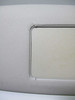 1988 BMW 735i Sedan Interior Front Sun Visor Pair Grey Vinyl Mirror USED OEM