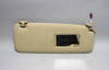 BMW E65 E66 745i Early Right Front Passen Sun Visor w Mirror Beige Cloth 2002-04