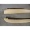 2007-2014 BMW E71 X6 E70 X5 Front Center Console Side Leather Trim Strips Beige