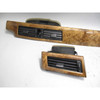 BMW E60 5-Series E61 Front Interior Dash Wood trim Pair Light Poplar w Vents OEM