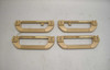 1995-2001 BMW E38 7-Series Headliner Roof Ceiling Handle Set Beige Leather OEM