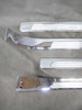 BMW E38 7-Series Chrome Entrance Door Sill Cover Set of 4 Chrome Line 98-01 OEM - 21594