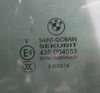 2014-2017 BMW F25 X3 SAV Right Rear Door Factory Window Glass Black Tinted OEM