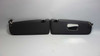 Damaged 1982-1988 BMW E28 5-Series Sedan Interior Front Sun Visor Pair Black OEM