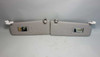 2012-2017 BMW F30 3-Series F32 Interior Sun Visor Pair Everest Grey Vinyl OEM