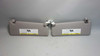 2012-2017 BMW F30 3-Series F32 Interior Sun Visor Pair Everest Grey Vinyl OEM