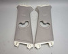 2012-2017 BMW F30 3-Series F31 B- Pillar Column Upper Cover Pair Everest Grey OE