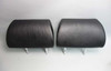 2009-2015 BMW F01 7-Series F02 Rear Seat Head Rest Restraint Pair Black Leather