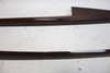 2002-2008 BMW E66 7-Series Long Wheel Rear Door Armrest Wood Trim Pair Dark Ash