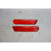 Damage 00-02 BMW Z3 Rear Bumper Side Marker Red Reflector Left Right Pair NLA OE - 28933