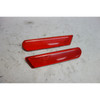 Damage 00-02 BMW Z3 Rear Bumper Side Marker Red Reflector Left Right Pair NLA OE