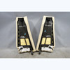 2004-2006 BMW E83 X3 SAV Rear Seat Backrest Side Bolster Pair Beige Leather OEM