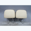 2004-2007 BMW E63 6-Series Coupe Front Headrest Pair Cream Beige Leather OEM - 29042