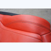 2014-2017 BMW F86 X6M ///M Left Rear Seat Backrest Cover Red Perforated Leather
