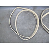 2002-2005 7-Series E66 Rear Door Seal Pair Nasca Beige Cloth OEM - 32302